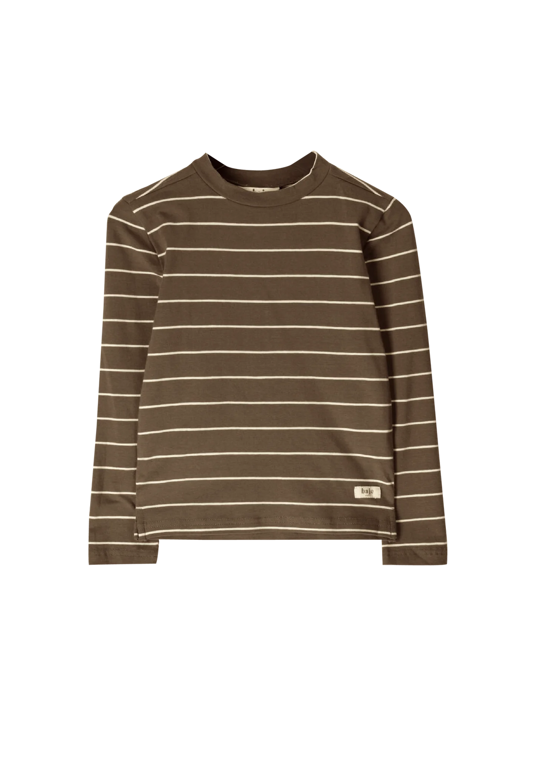 Ayot Stripe T-Shirt | Taupe brown