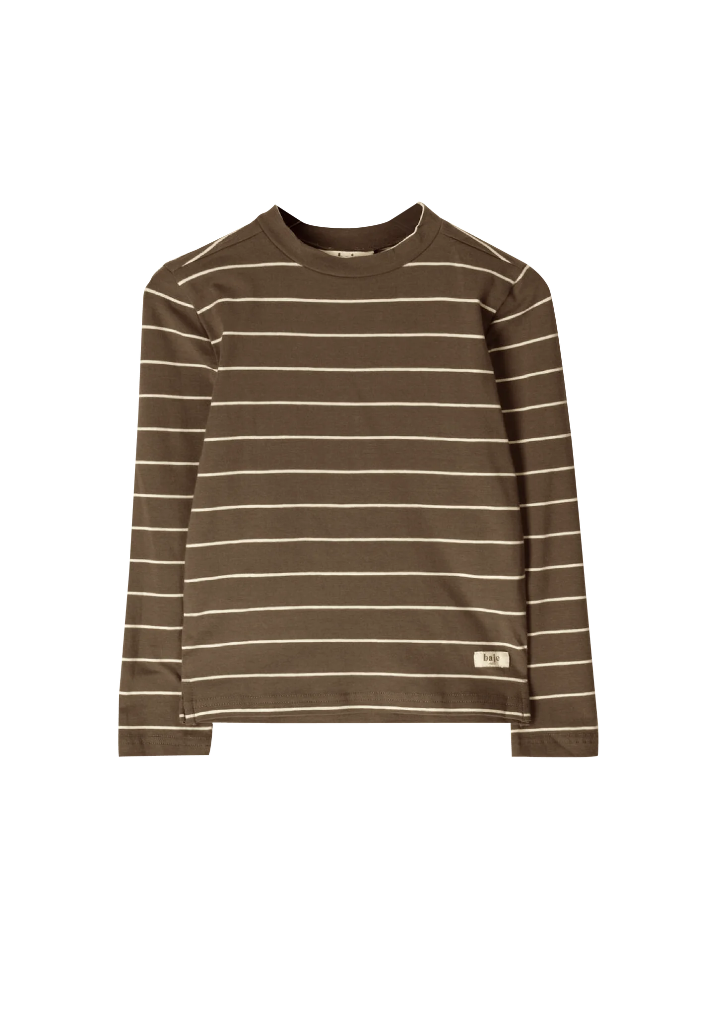 Ayot Stripe T-Shirt | Taupe brown