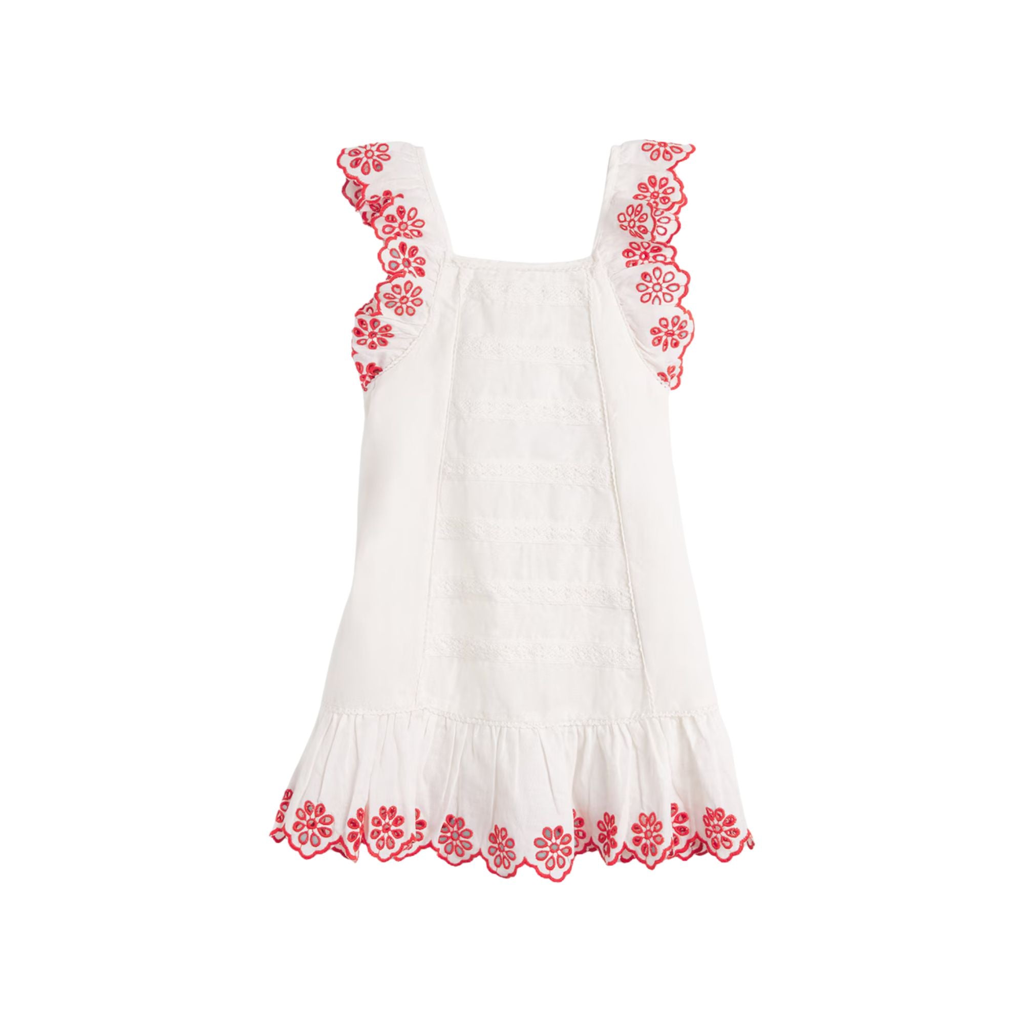 Broderie Anglaise Dress | Ivory