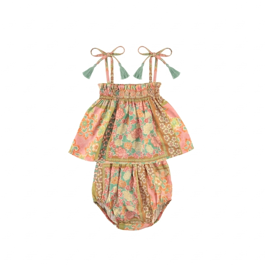 Claire Baby Set | Floral Patchwork