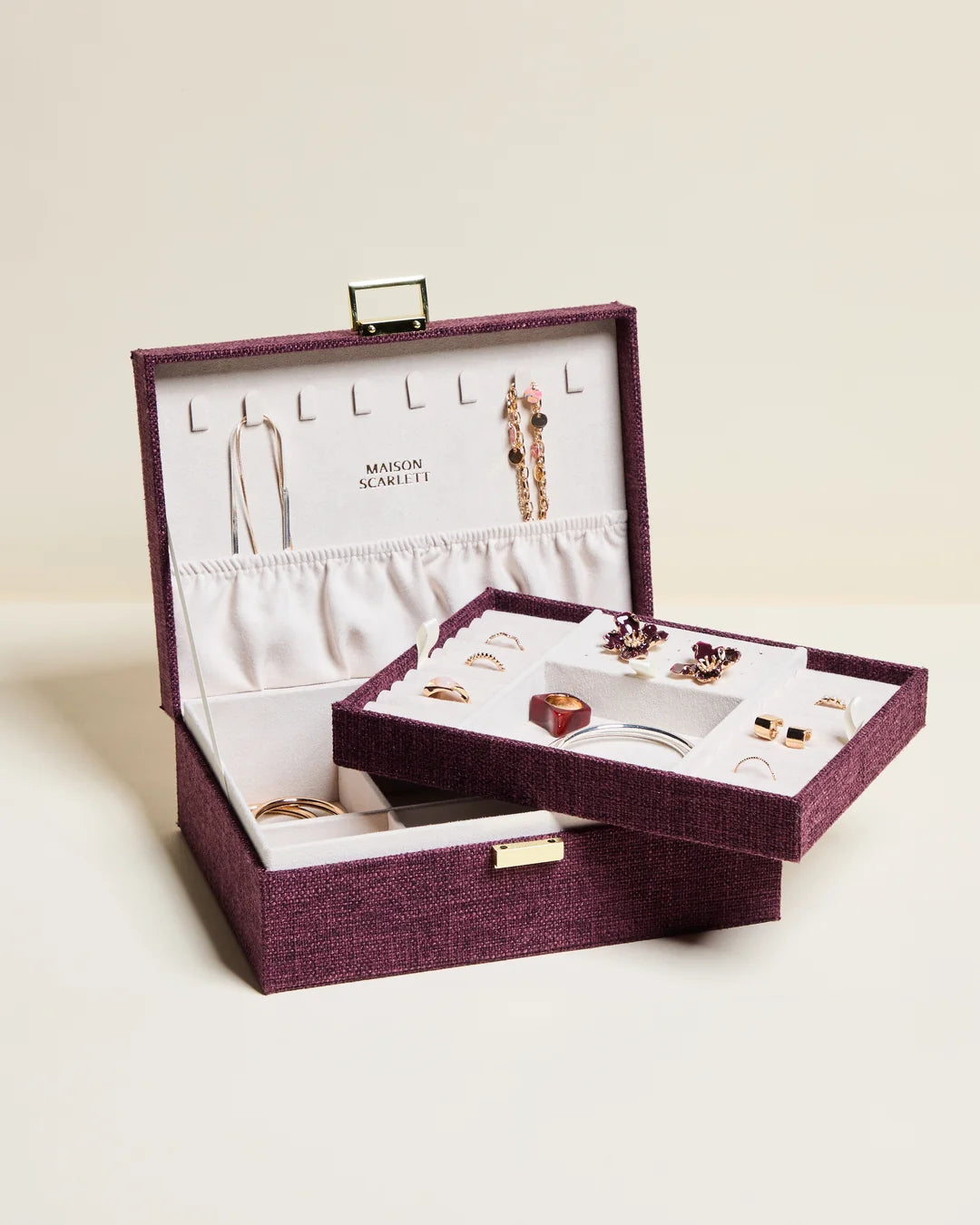 Louise Linen Jewelry Box