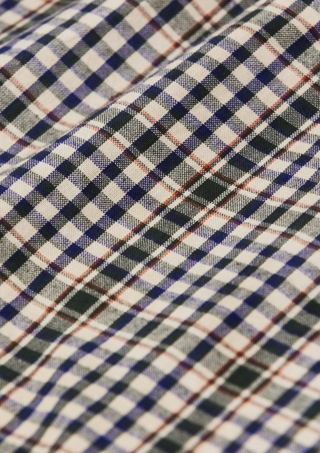 Checkered Blouse & Skirt Set | Vert