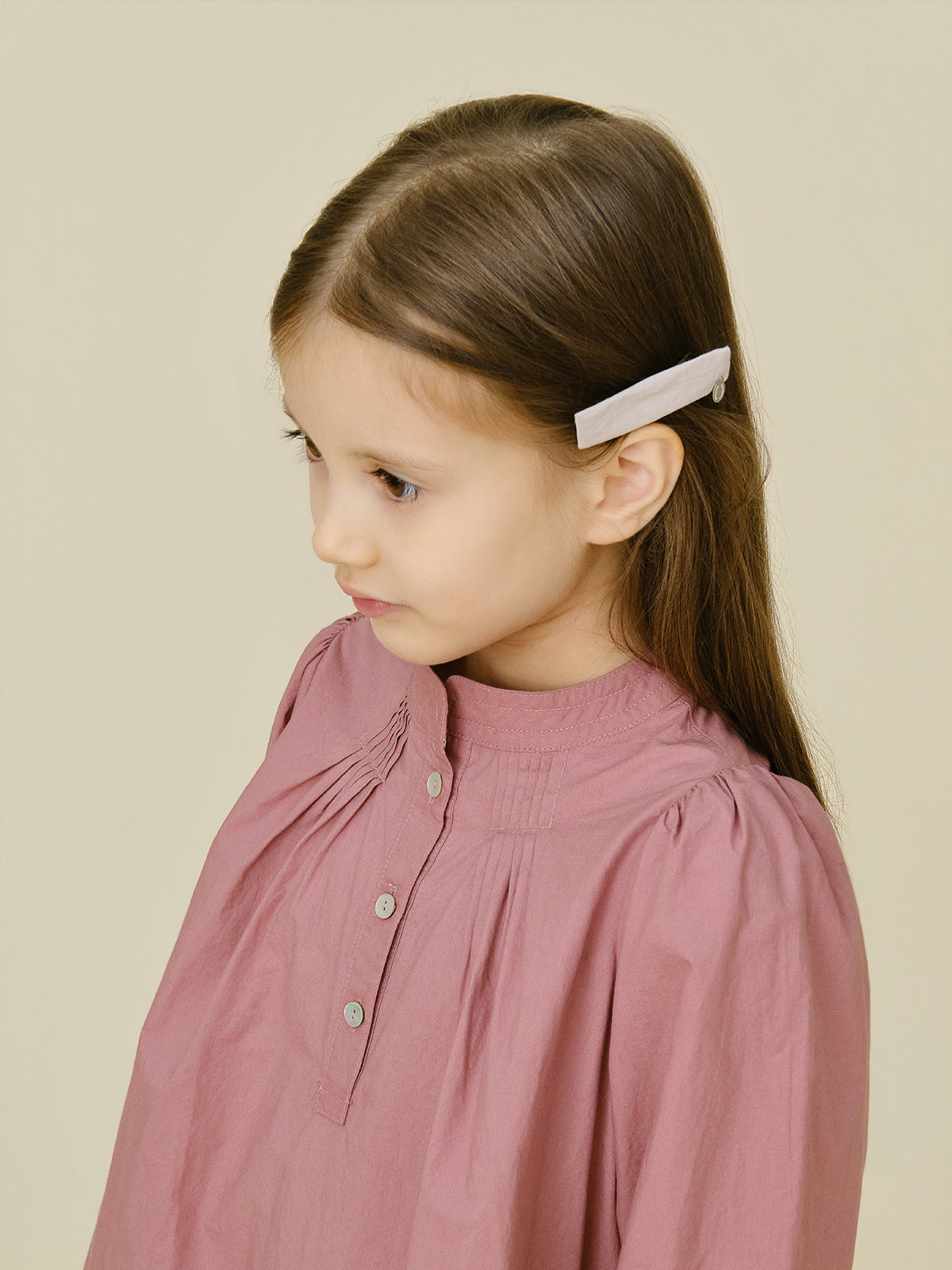 Amour Ribbon Hair Clip Set | Pink