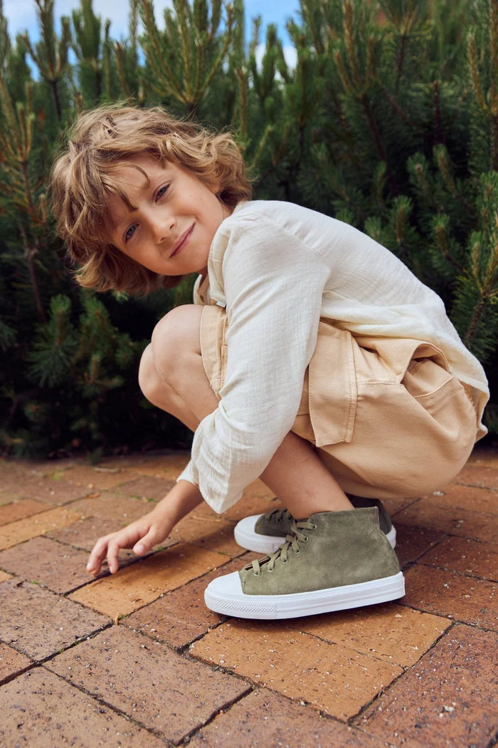 Johny High Sneakers | Khaki
