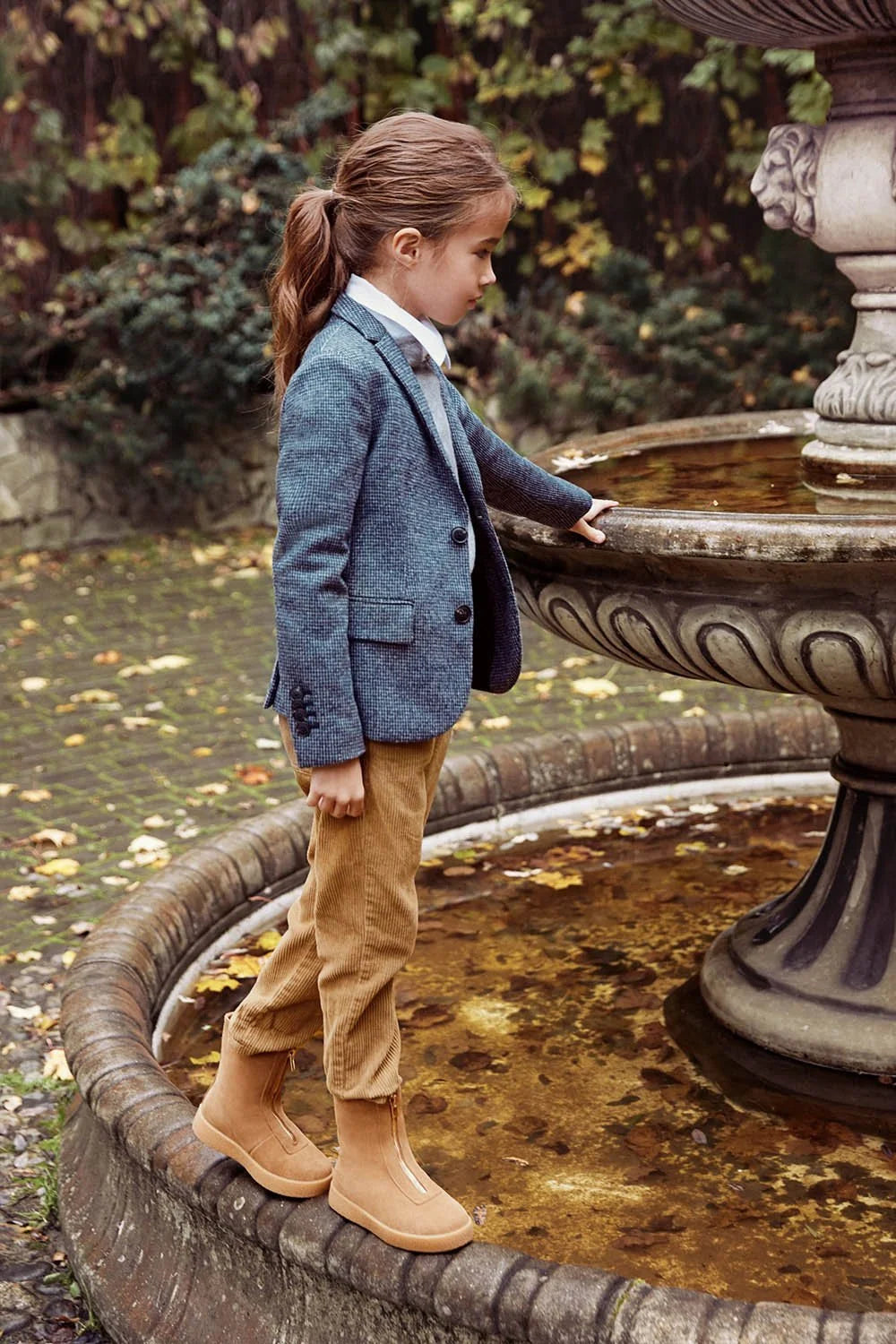 Leah Suede High Boots | Camel