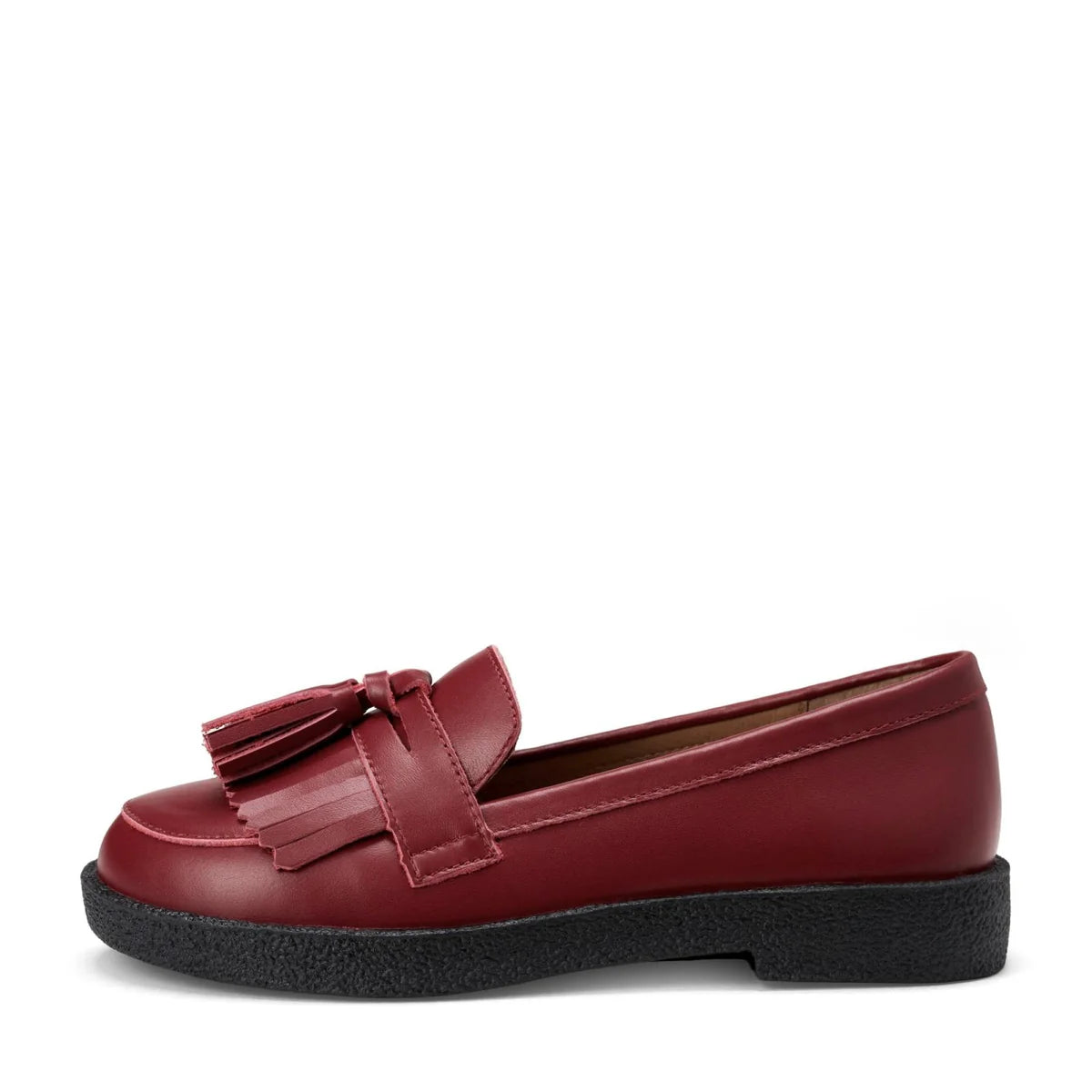 Vita Leather Loafers | Burgundy