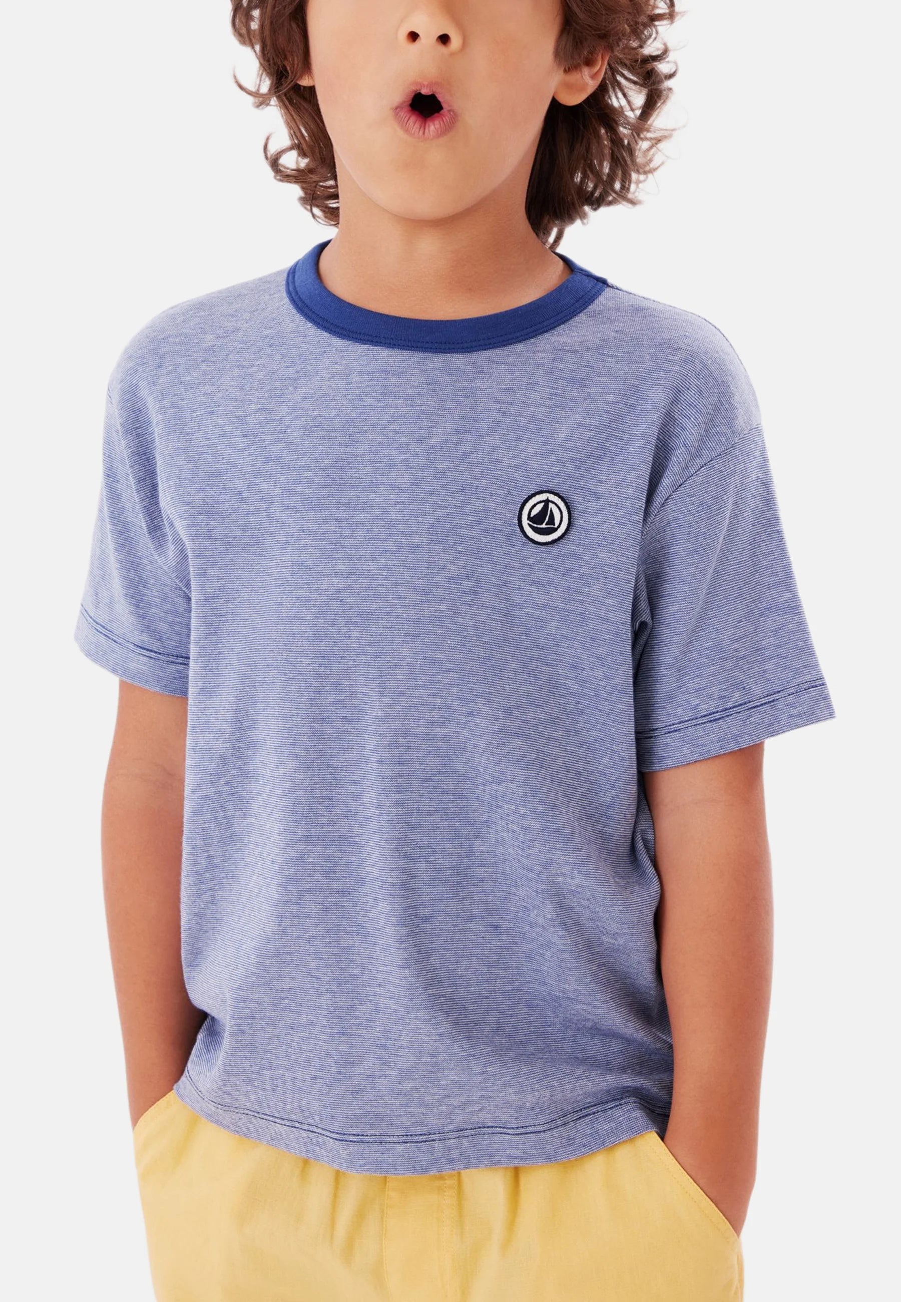 Stripy Cotton T-shirt