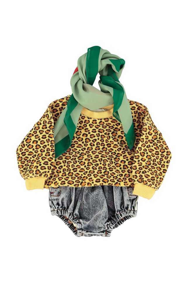 Baby Shorties | Washed Black Denim