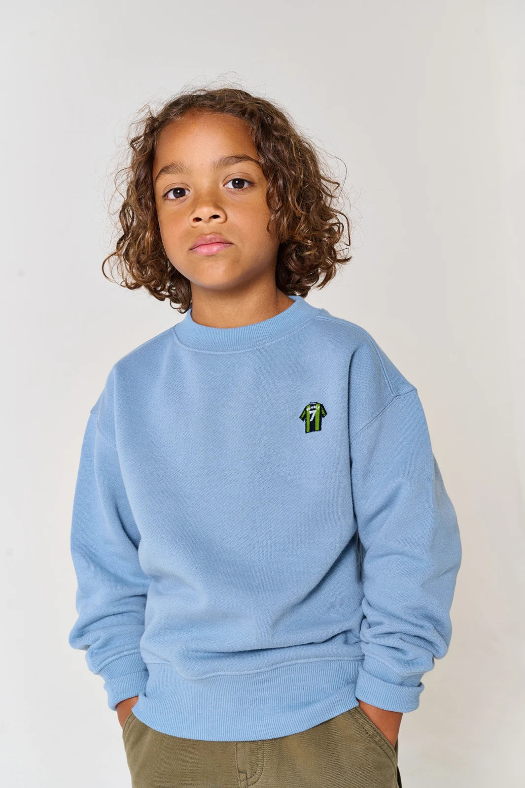 Warrington Sweater | Faded Denim