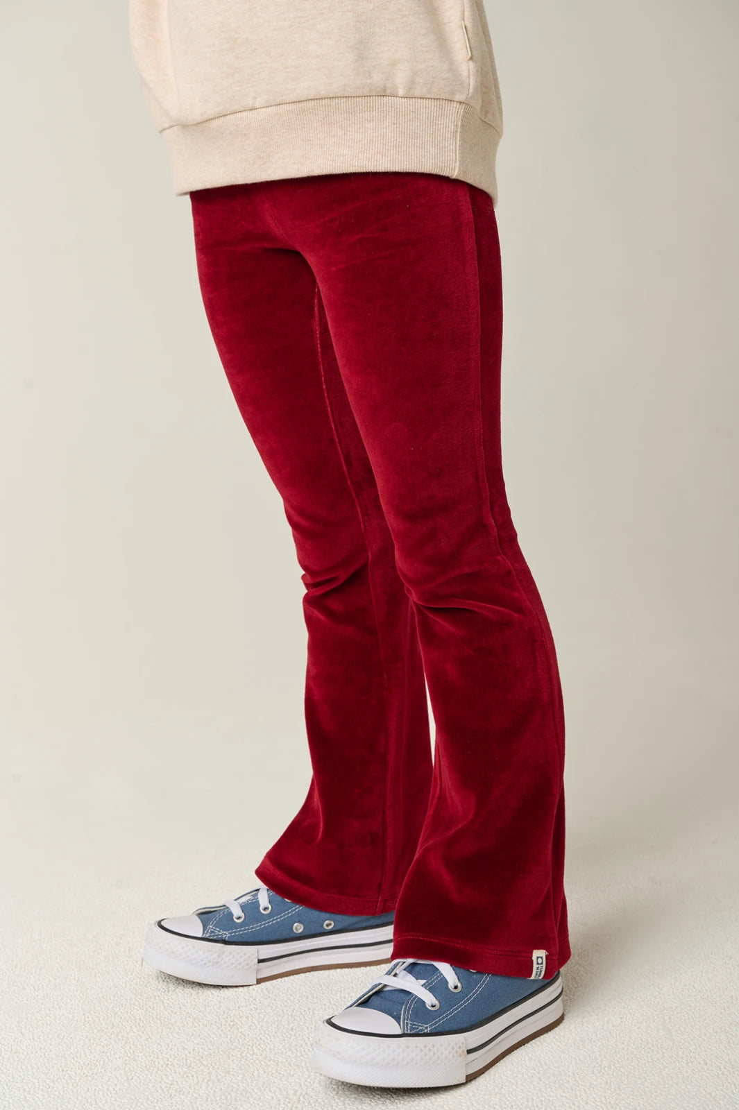 Mireille Flared Leggings | Cabernet