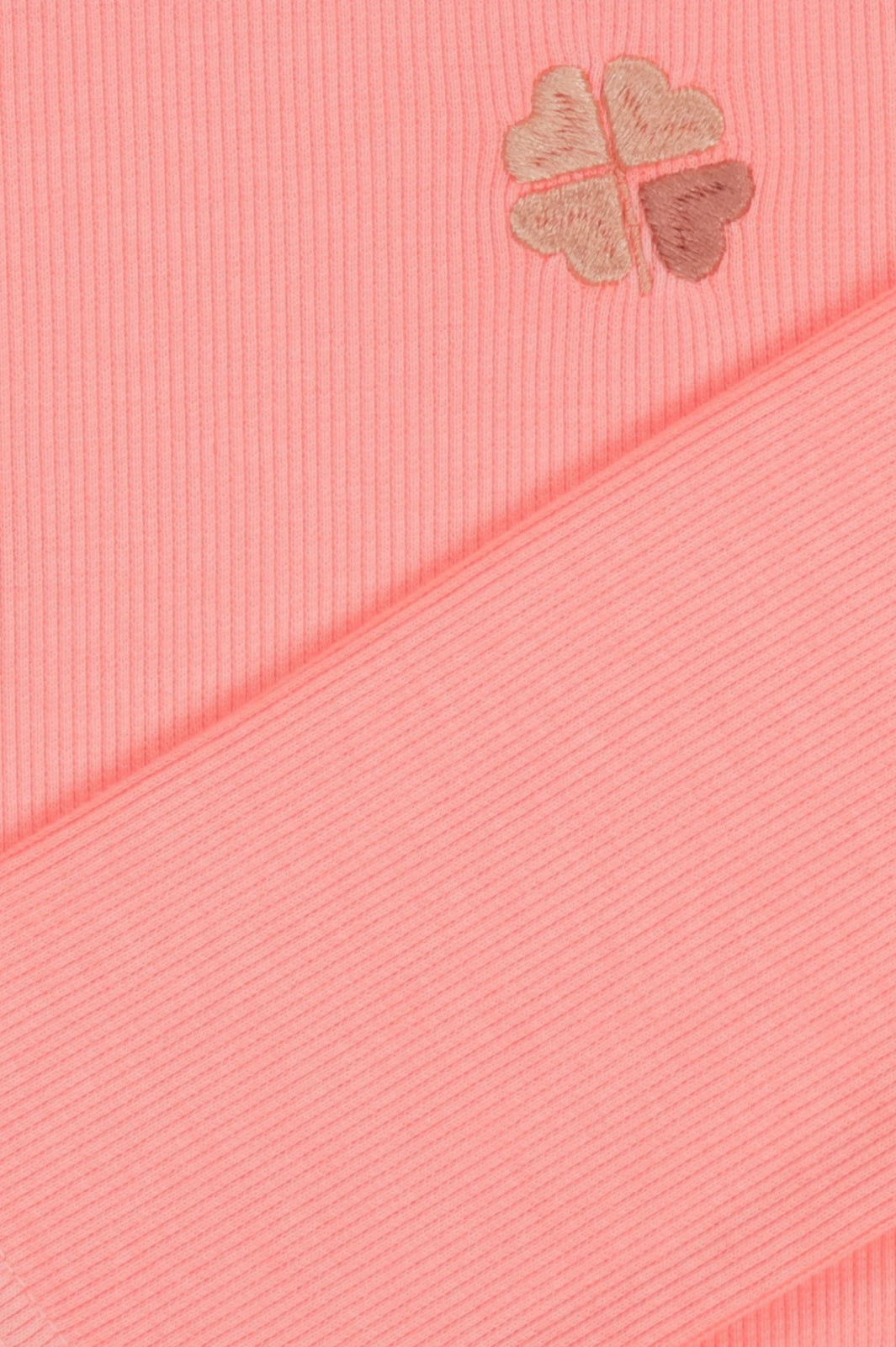 Zoe Longsleeve T-shirt | Bright Coral