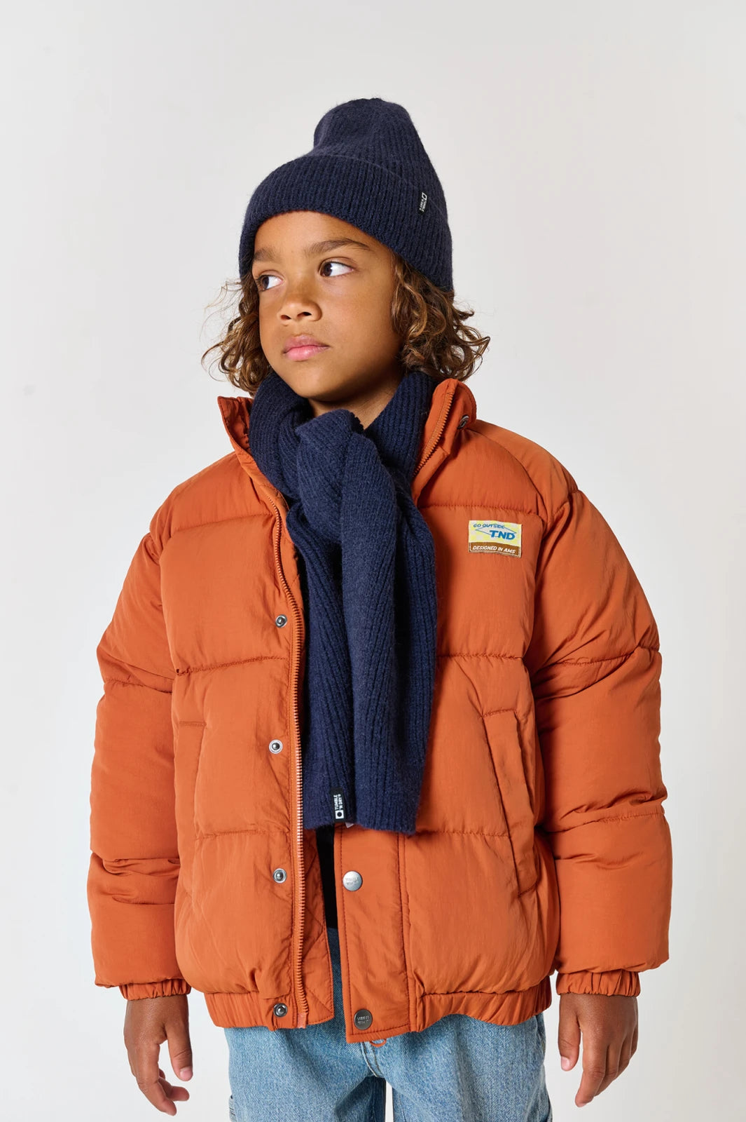 Berwyn Hat + Midway Scarf Set | Navy Blazer