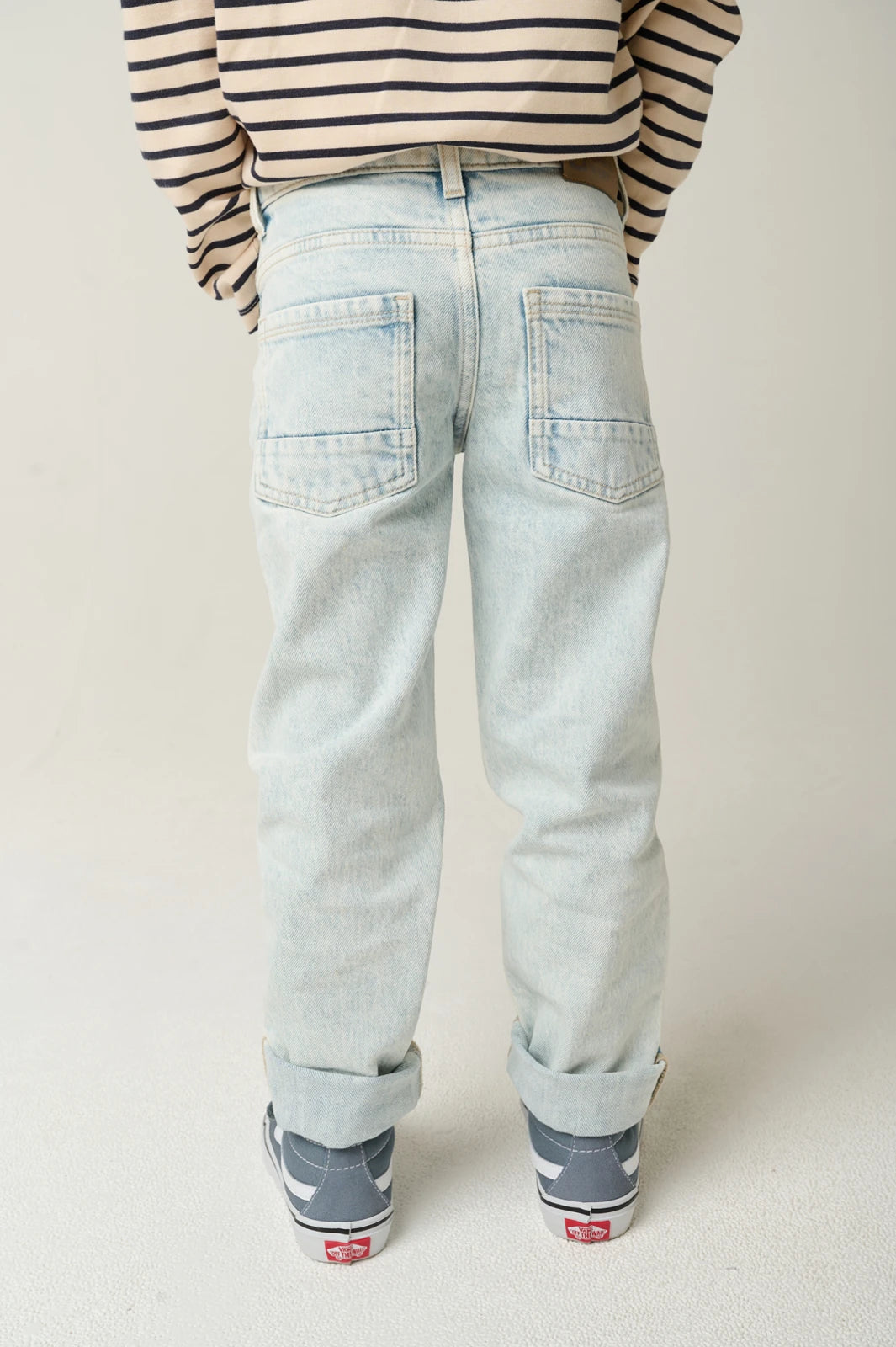 Straight Jeans | Denim Bleach