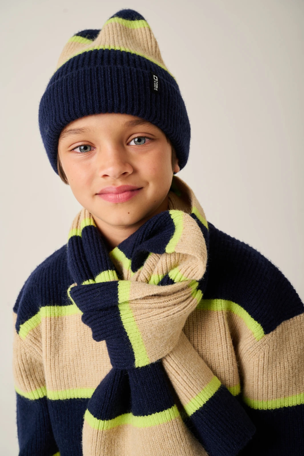 Laval Beanie & Brantford Scarf Set | Dark Blue