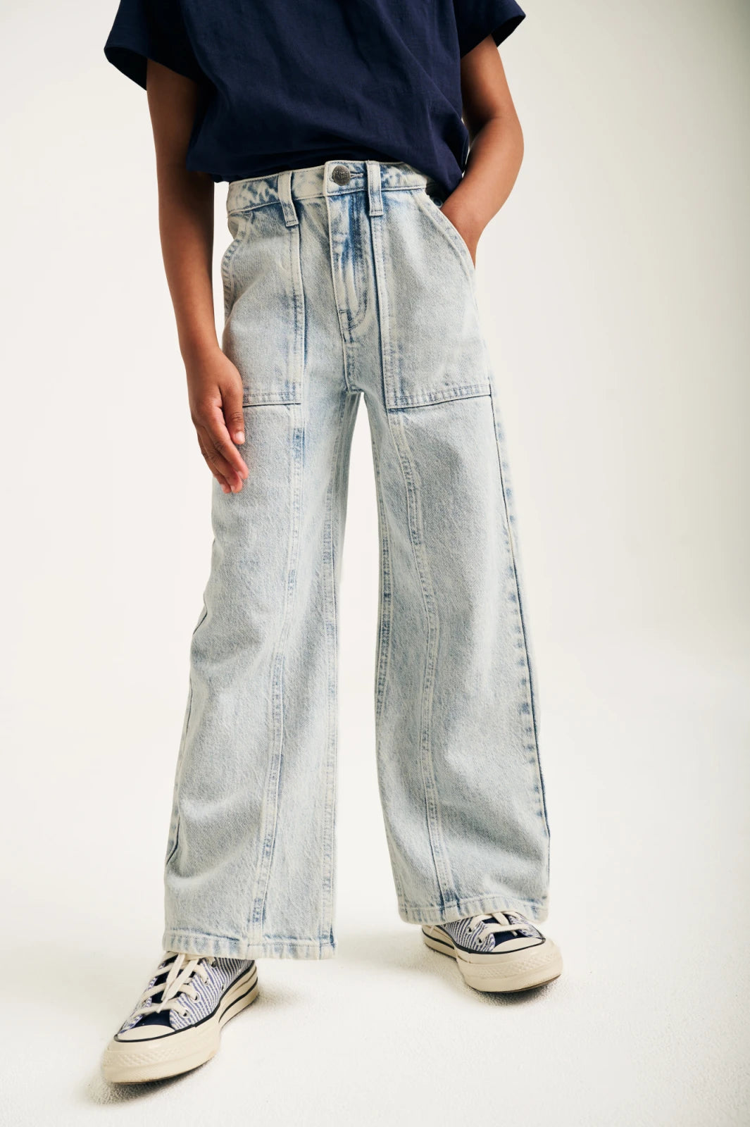 Jacquelyn Wide Jeans | Light Blue Denim