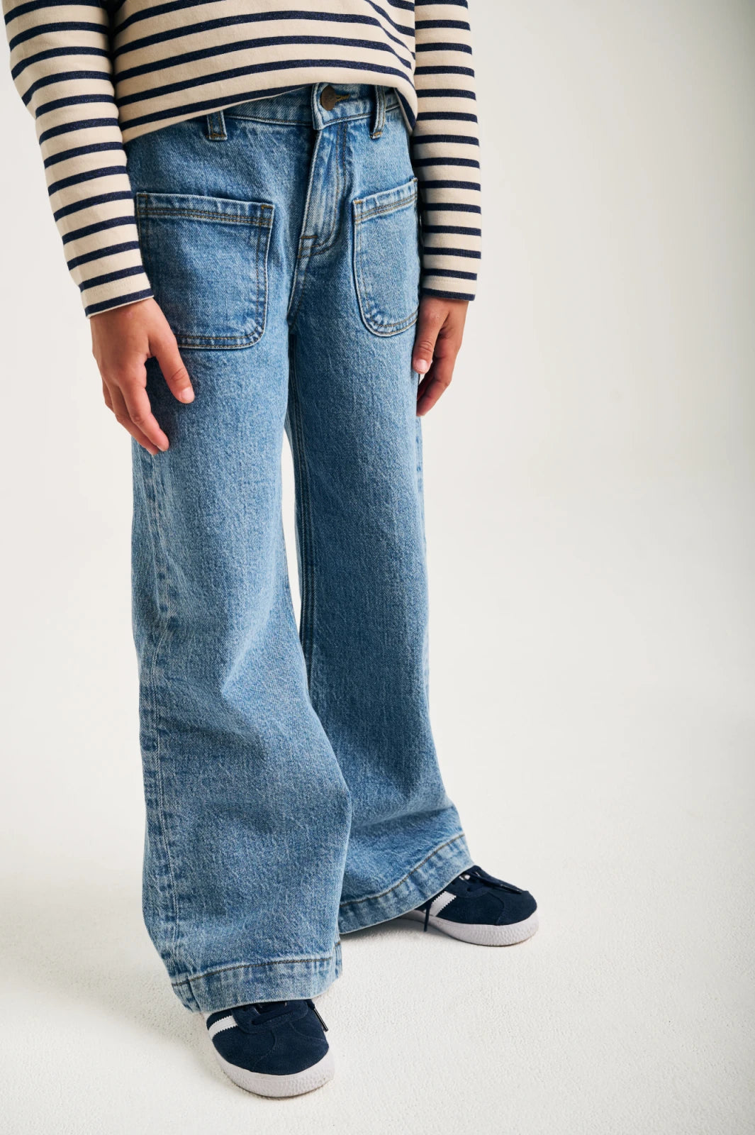 Juene Wide Jeans | Light Blue Denim