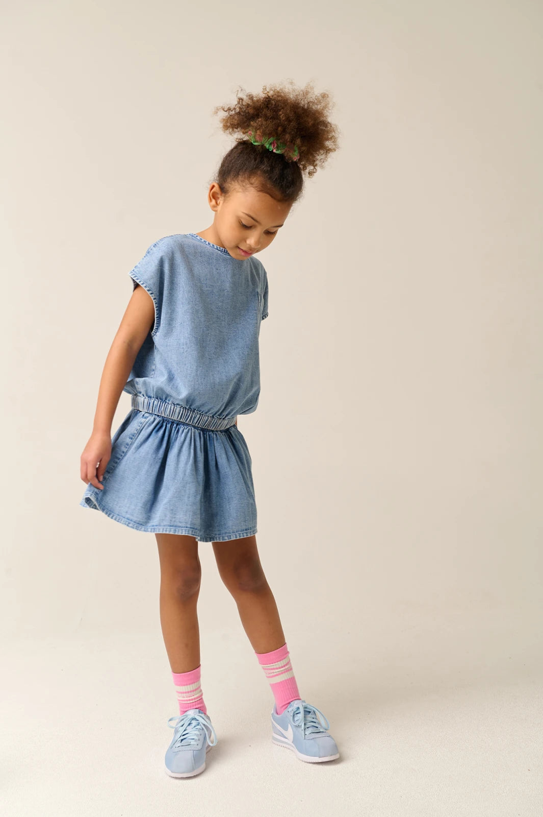 Anguria Skort Set | Denim Stonewash