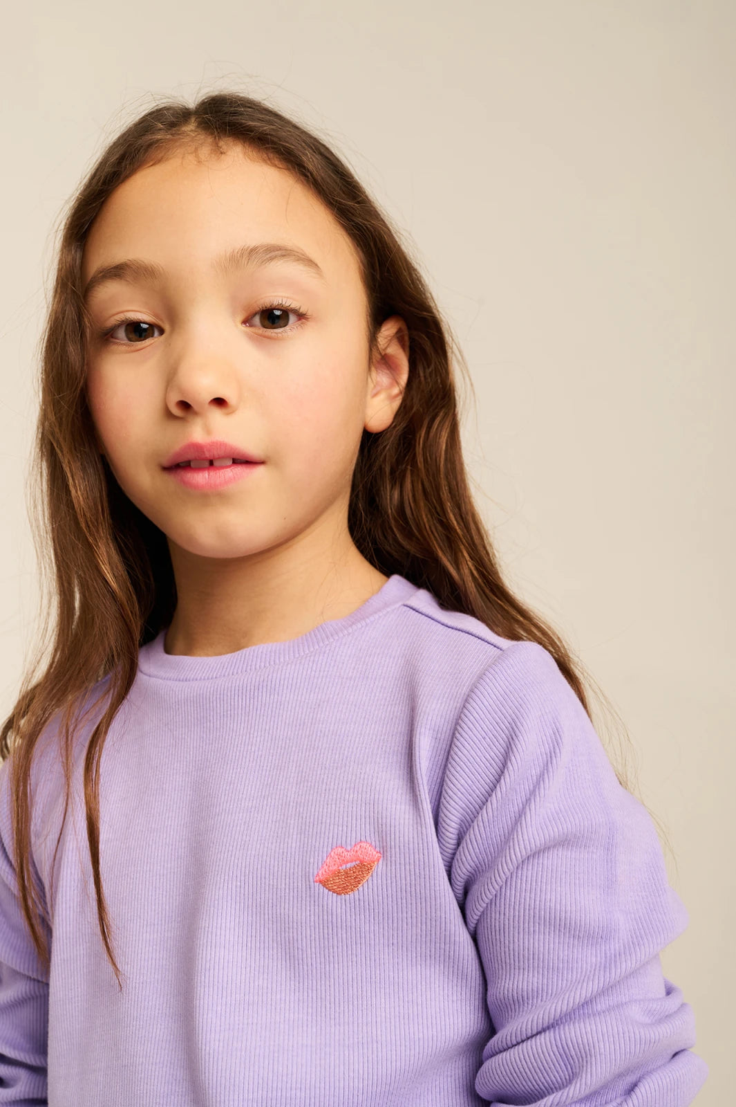 Bonheur Long Sleeve T-Shirt | Lilac