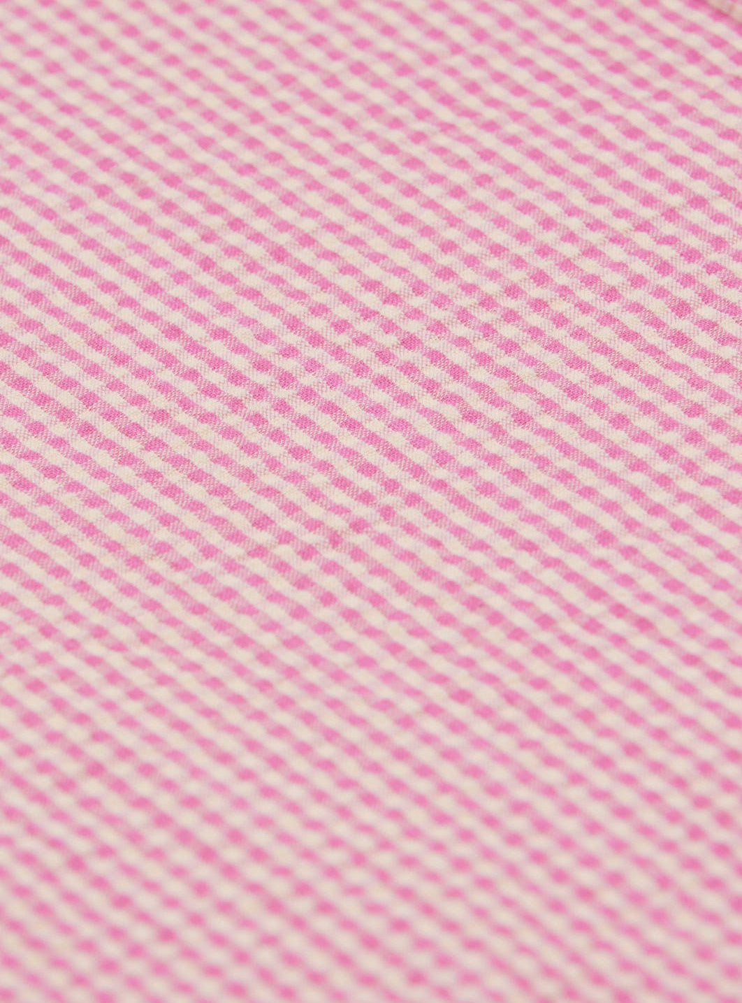 Gingham Bow Headband | Rose