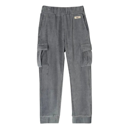 Woolwich Corduroy Cargo Pants | Grey Blue