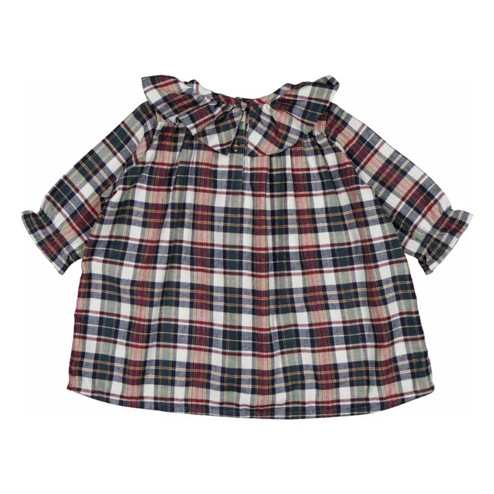 Mary Carreaux Dress | Red Tartan
