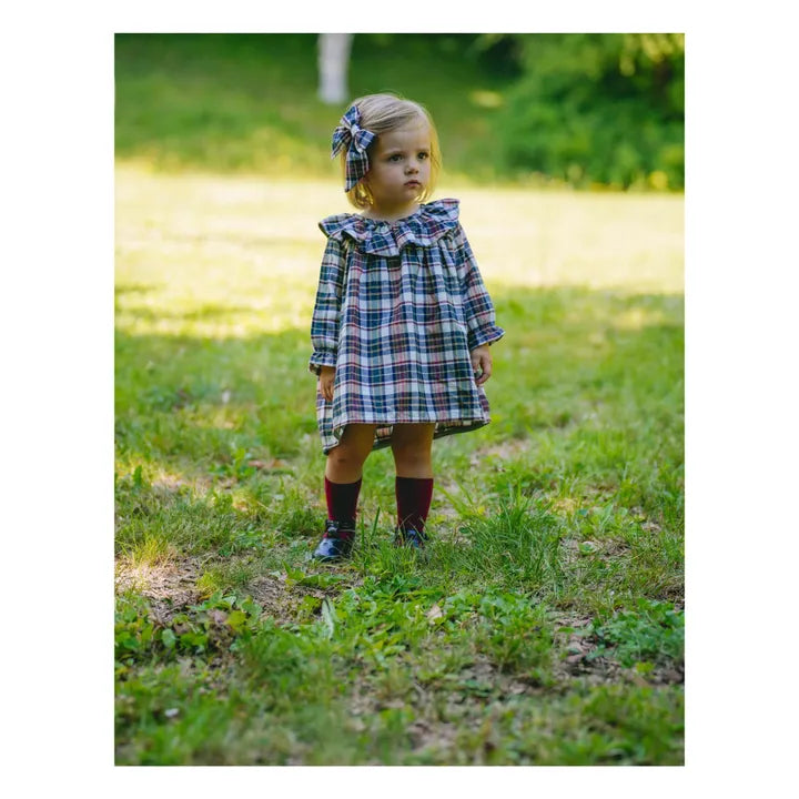 Mary Carreaux Dress | Red Tartan