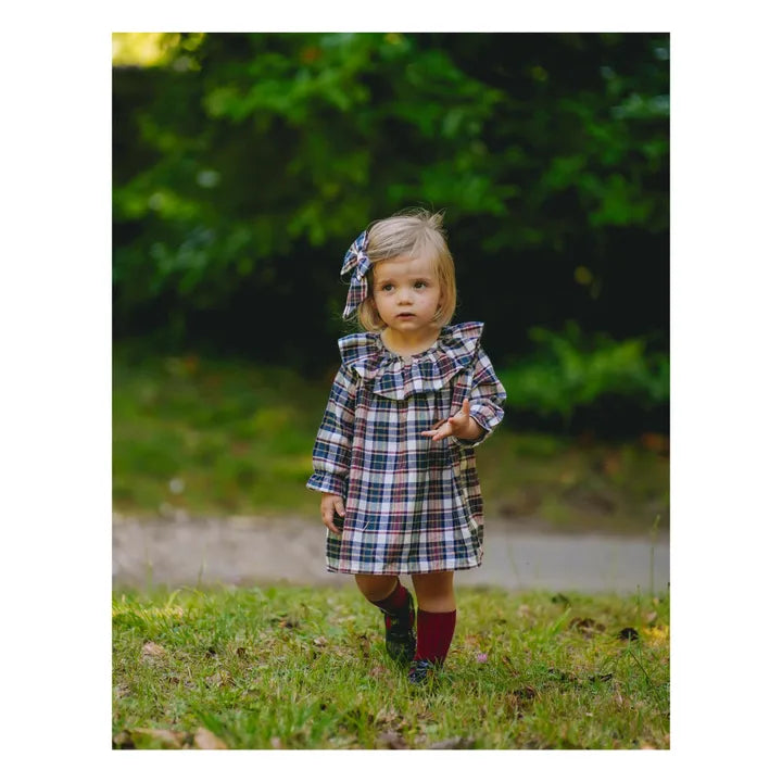 Mary Carreaux Dress | Red Tartan