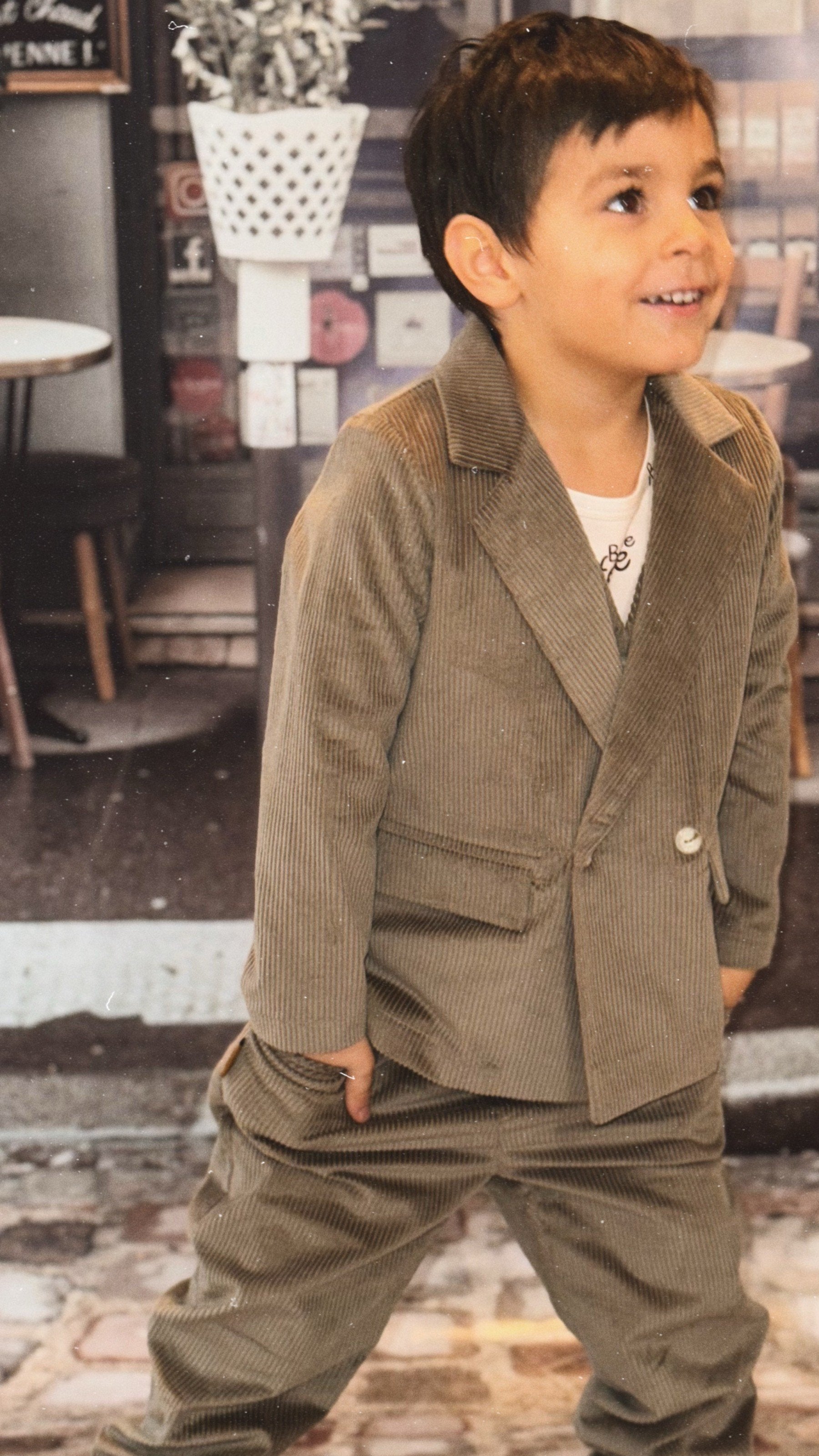 Corduroy Trousers | Taupe