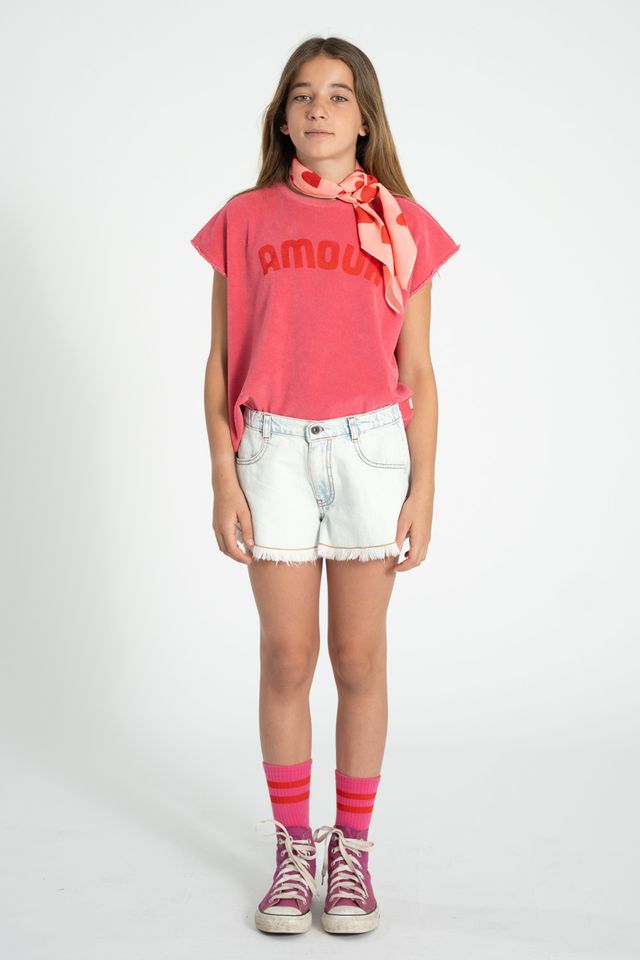 Amour Print Top | Pink