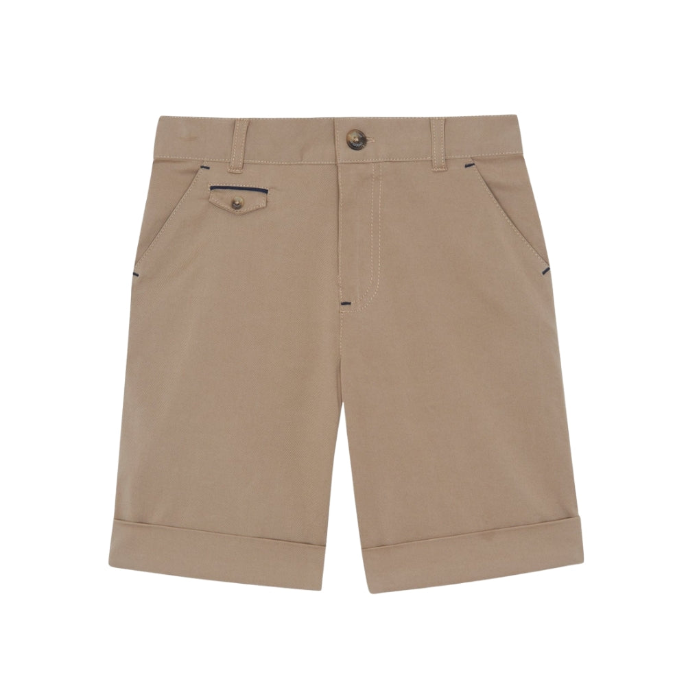 Twill Cotton Shorts | Sand