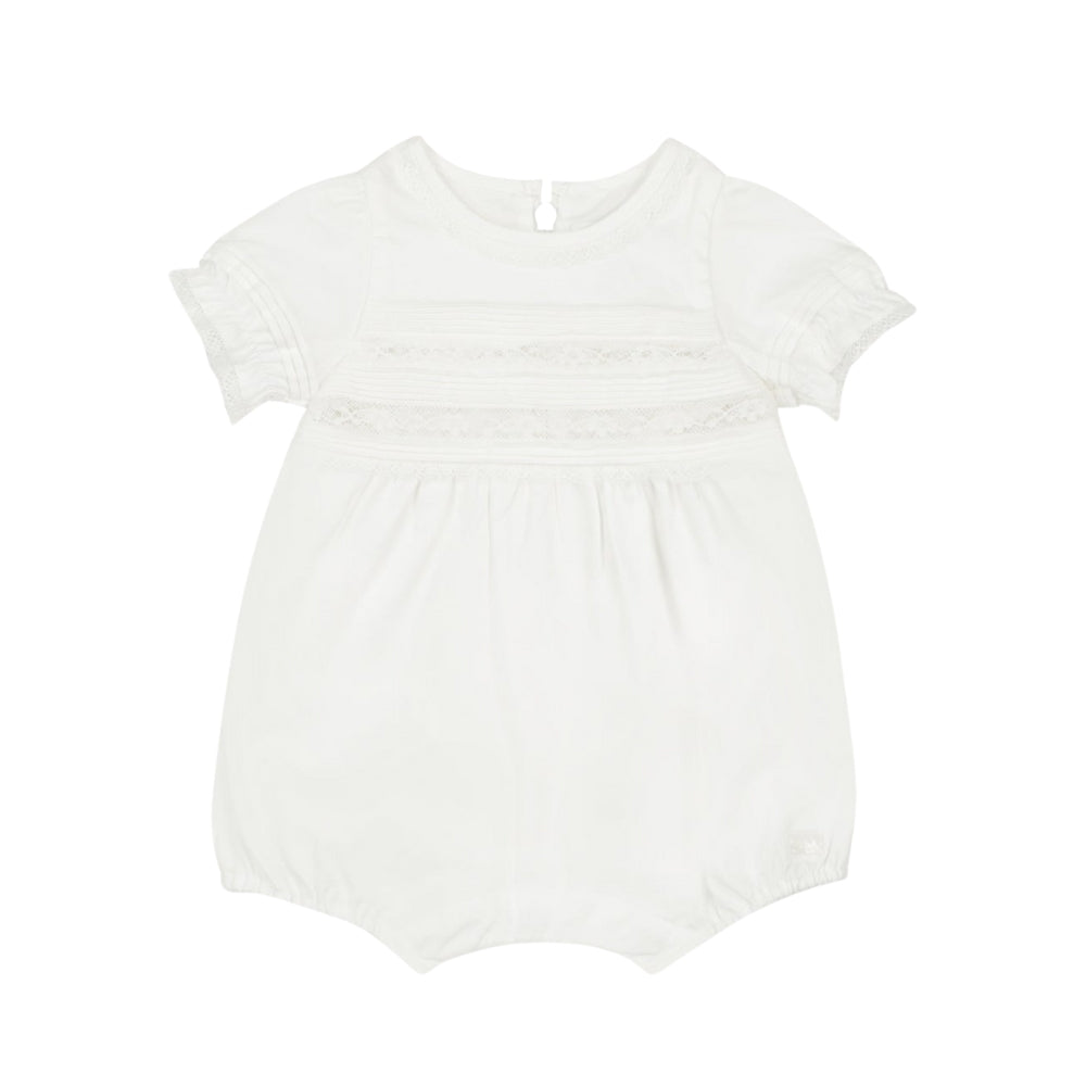 Ruffled Baby Jumpsuit | Ecru