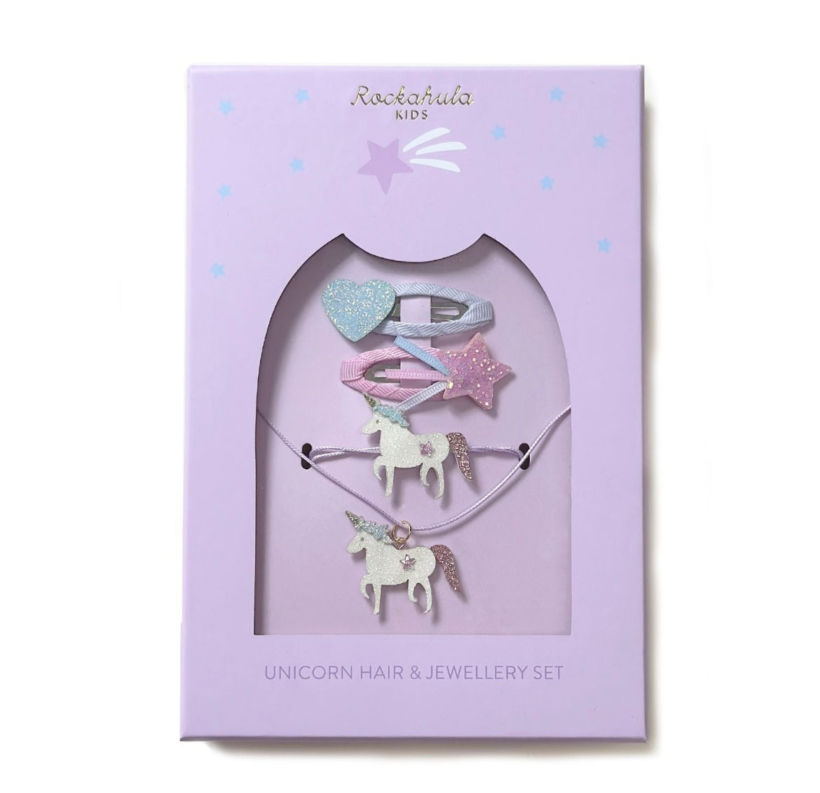 Unicorn Hair &amp; Jewellery Set