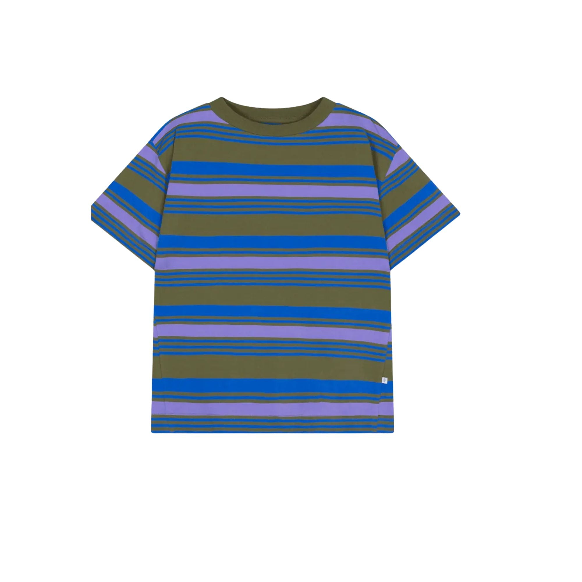 Tee Shirt | Khaki Bloom Stripe
