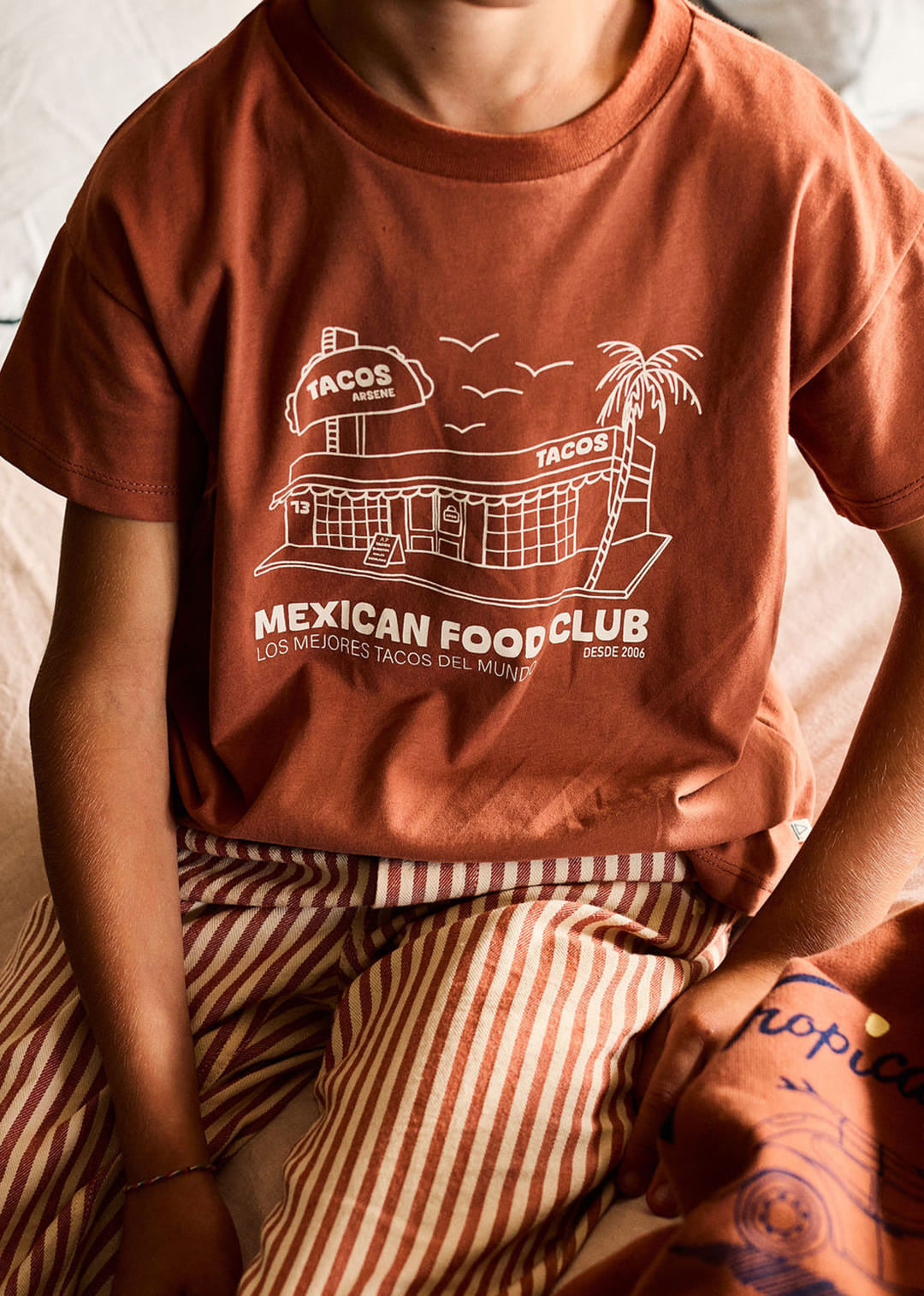 Mexican Food T-shirt | Marron