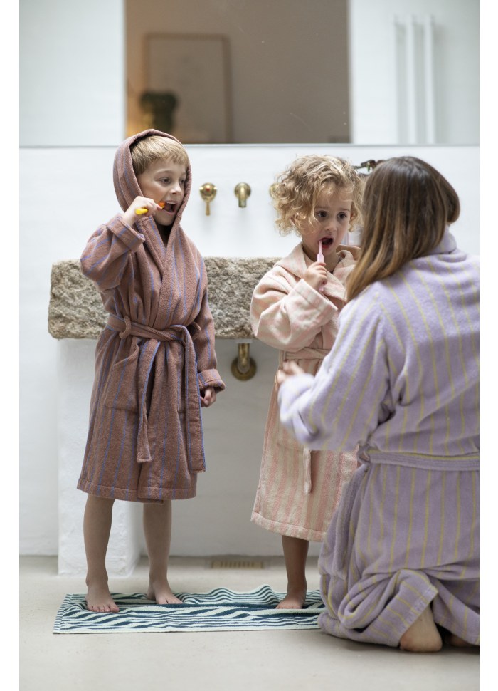 Naram Kids Bathrobe | Striped
