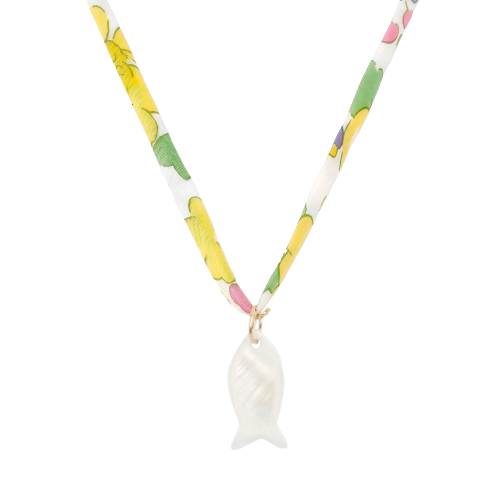 Liberty Mother of Pearl Charm Necklace