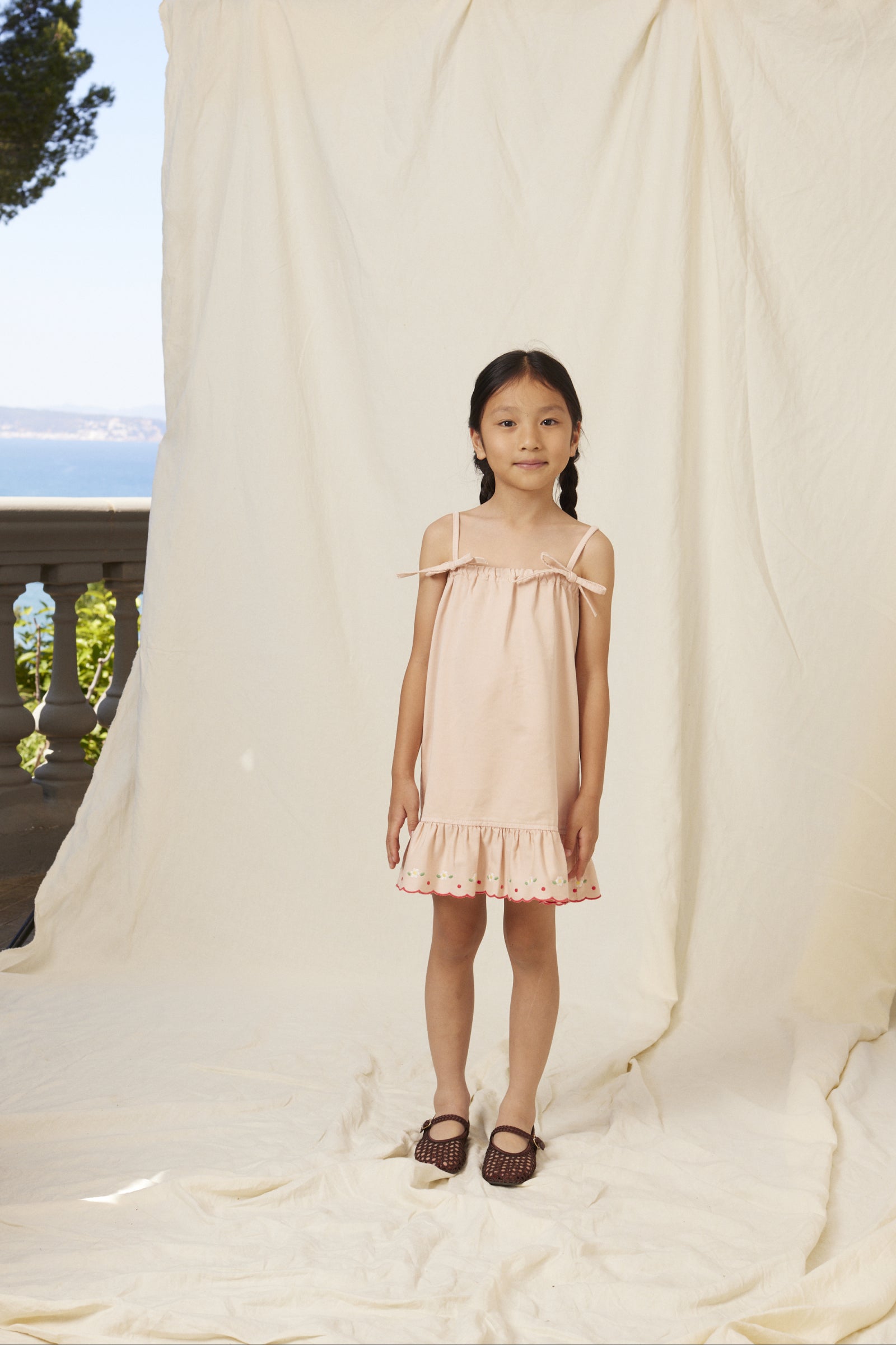 Mara Strap Dress | Shell Pink