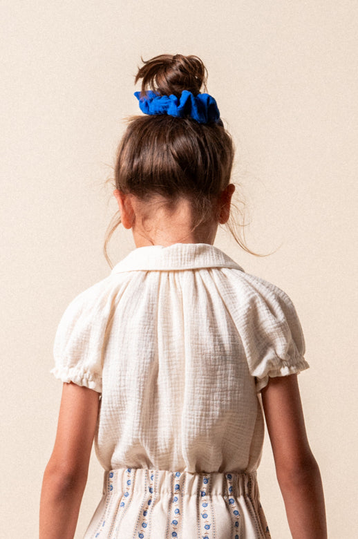 Cobalt Big Scrunchie