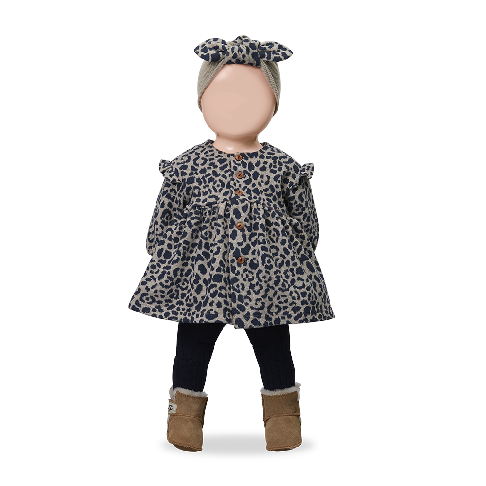 Lodi Turtle Neck & Leggings Set | Blue