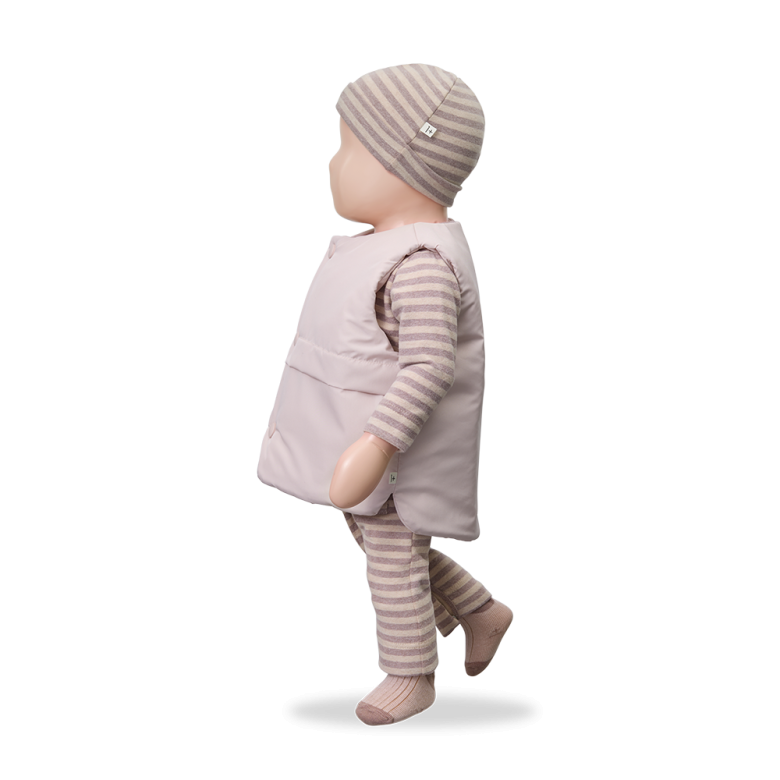 Como Padded Vest | Nude