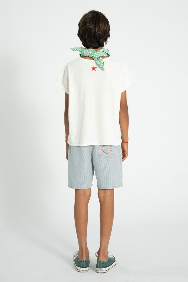 Peace Print T-Shirt | Ecru