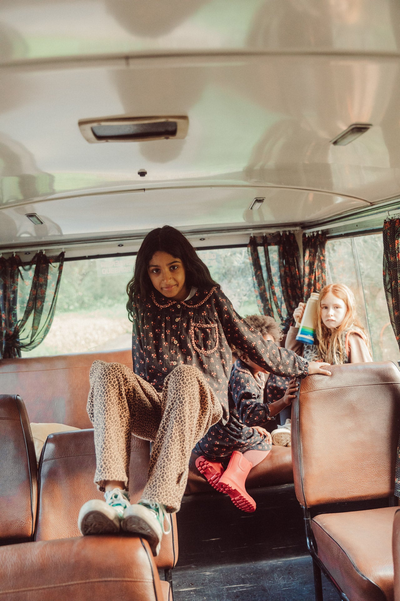 Unisex Trousers | Brown with Animal Print