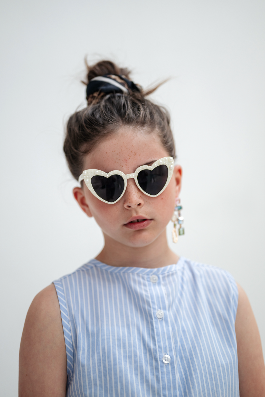 Line Dress | Oxford Stripe