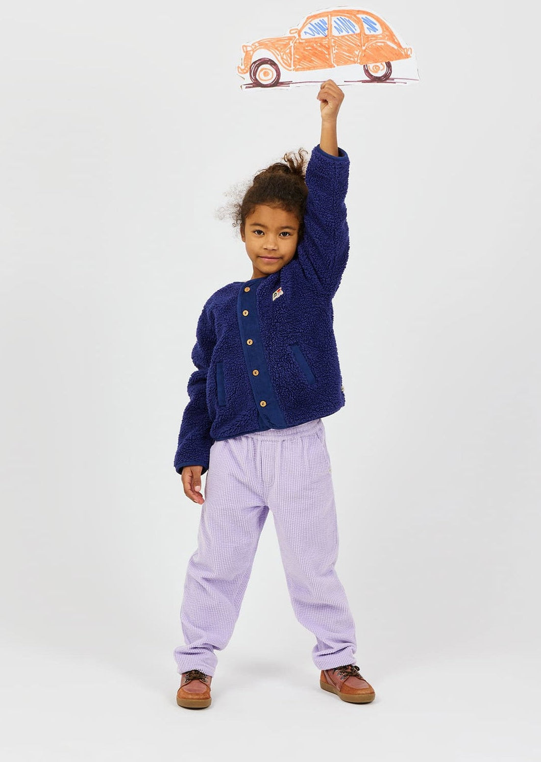 Reversible Sherpa Jacket | Marine