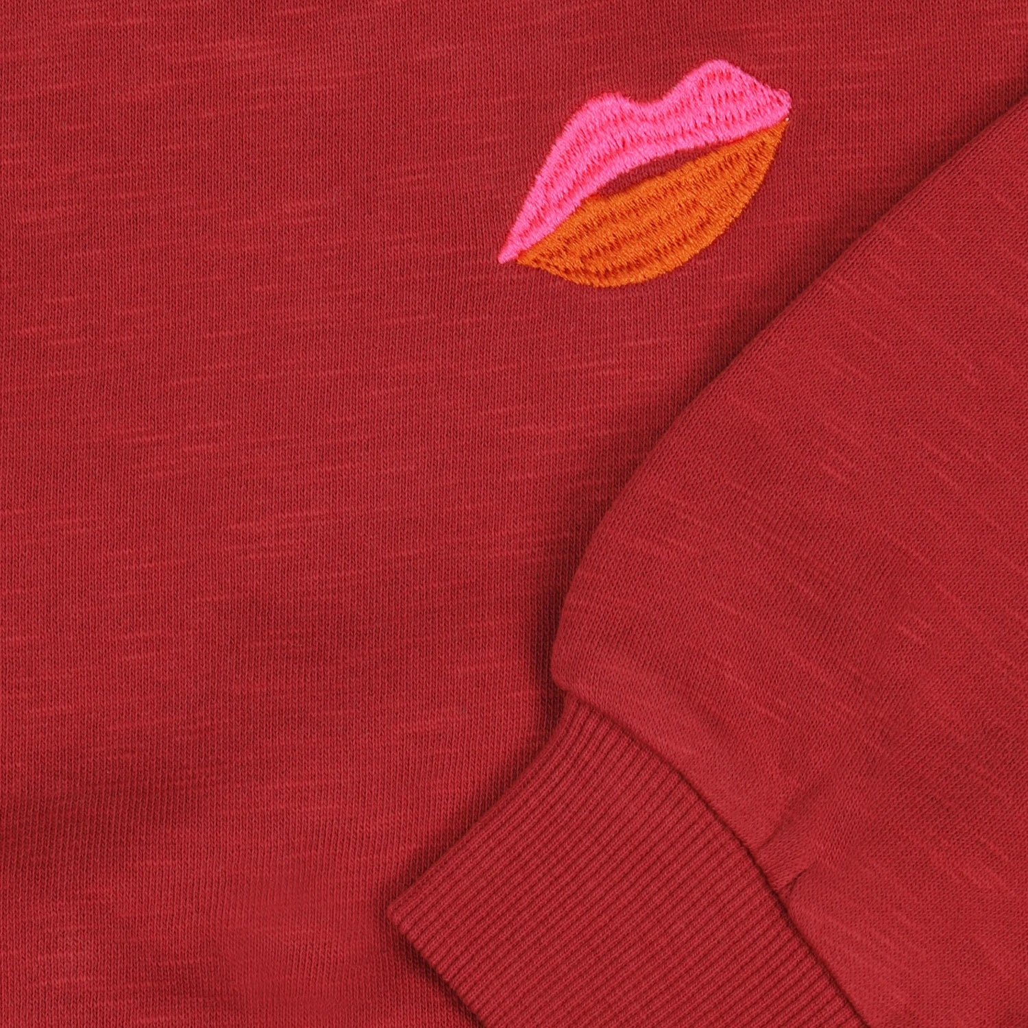 J'Adore Sweatshirt | Burgundy Red