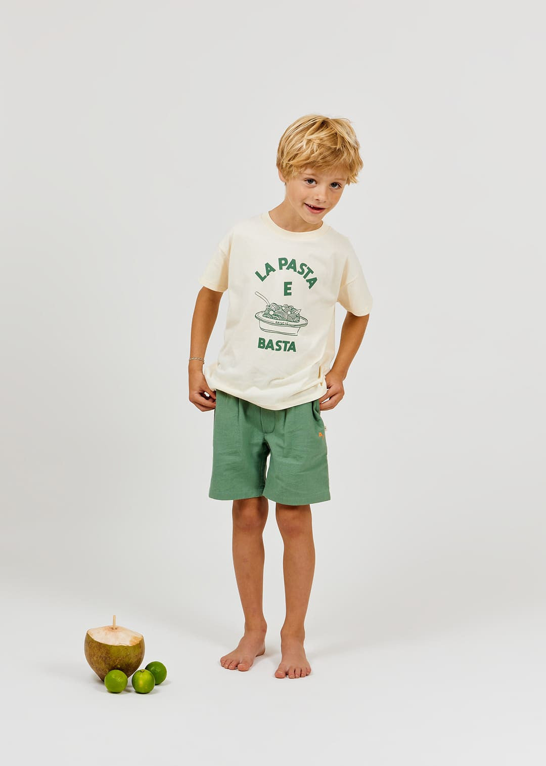 Rustic Cotton Bermuda Shorts | Khaki