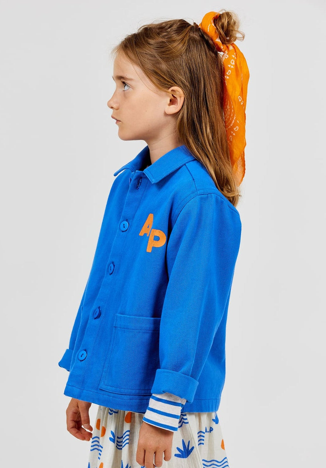 Rustic Cotton Jacket | Cobalt