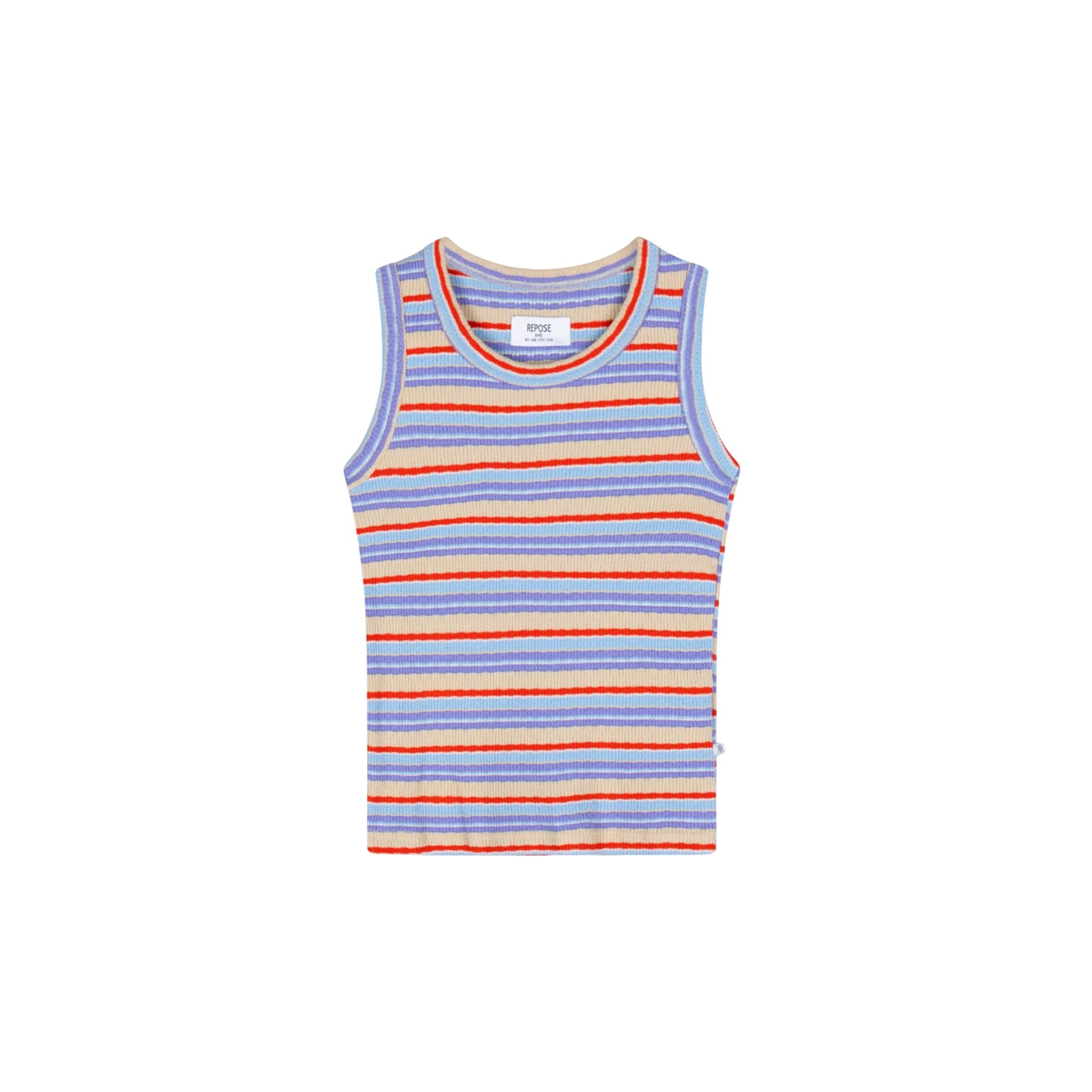 Slim Singlet | Multi Stripe