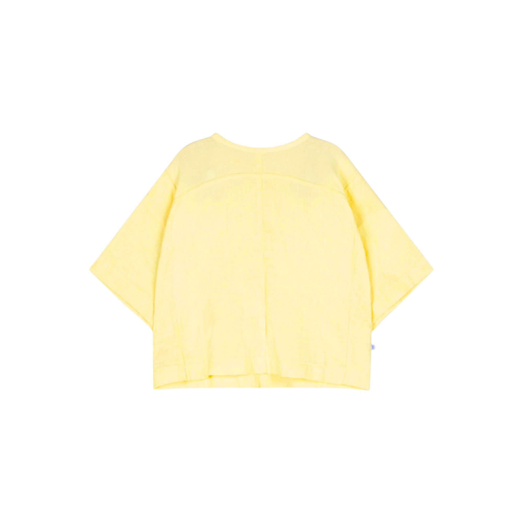 Woven Tee | Soft Yellow