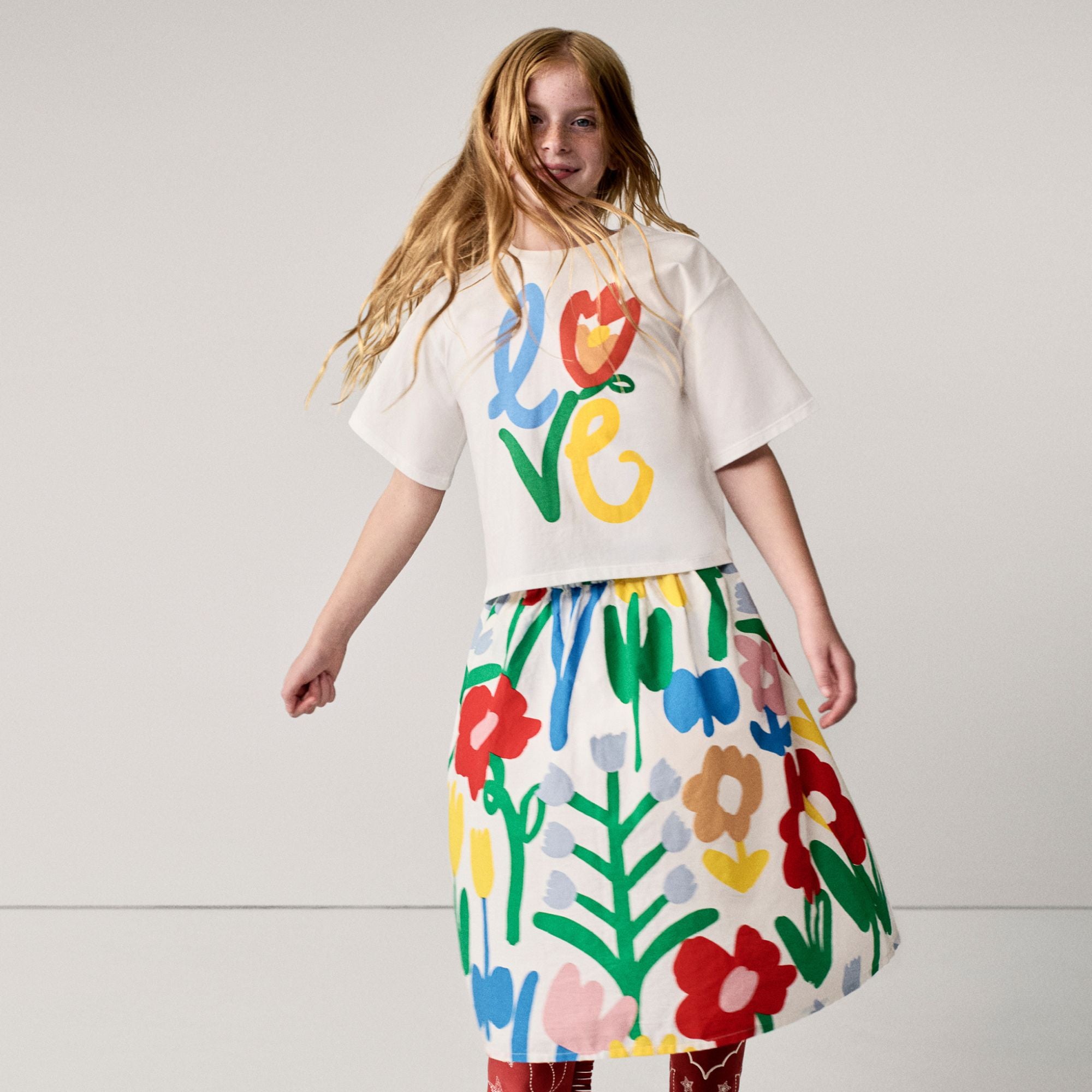 Love Motif T-Shirt | Ivory